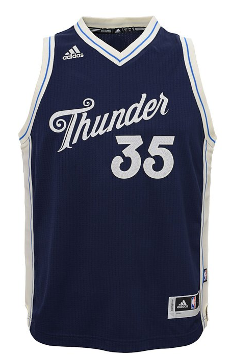 Kevin Durant Oklahoma City Thunder Christmas Jersey
