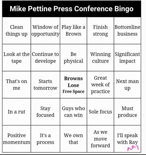 Mike Pettiene Bingo