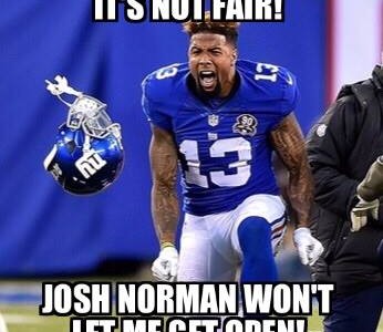 21 Best Memes of Odell Beckham & the New York Giants Getting Schooled by Cam Newton & the Carolina Panthers