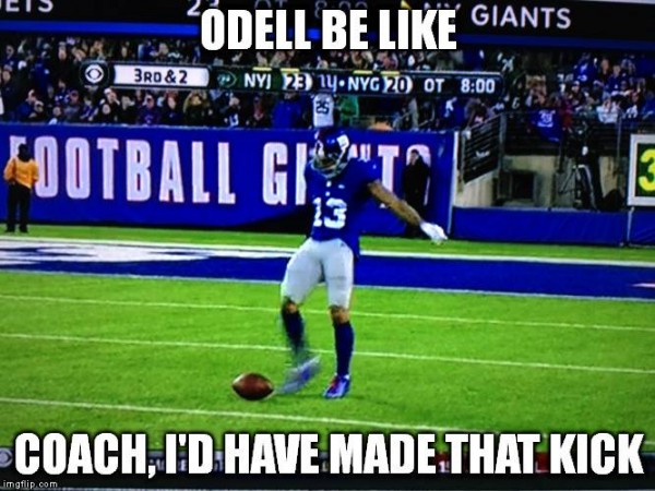 Odell would have made it