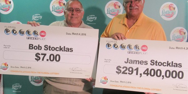 Two Brothers Have Lottery Winning Tickets: One gets $291 Million, the Other $7