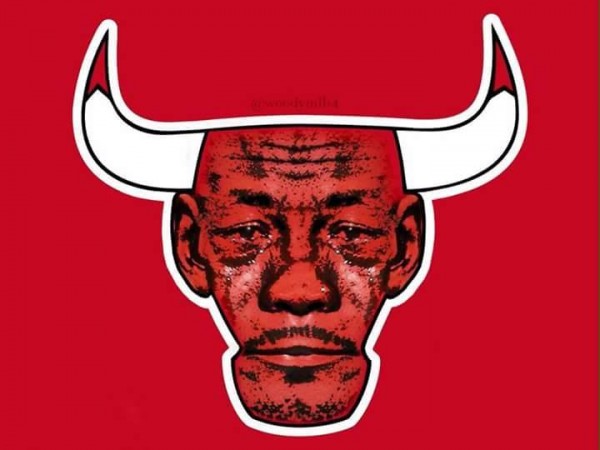 Sad Bulls logo Crying Jordan