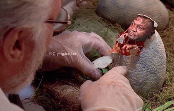 Crying Jordan Jurassic Park 2