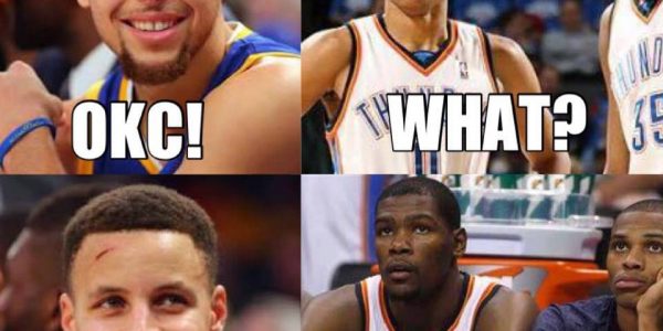25 Best Memes of Klay Thompson & the Warriors Shocking Durant, Westbrook & the Thunder
