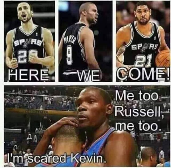 Scared of the Spurs