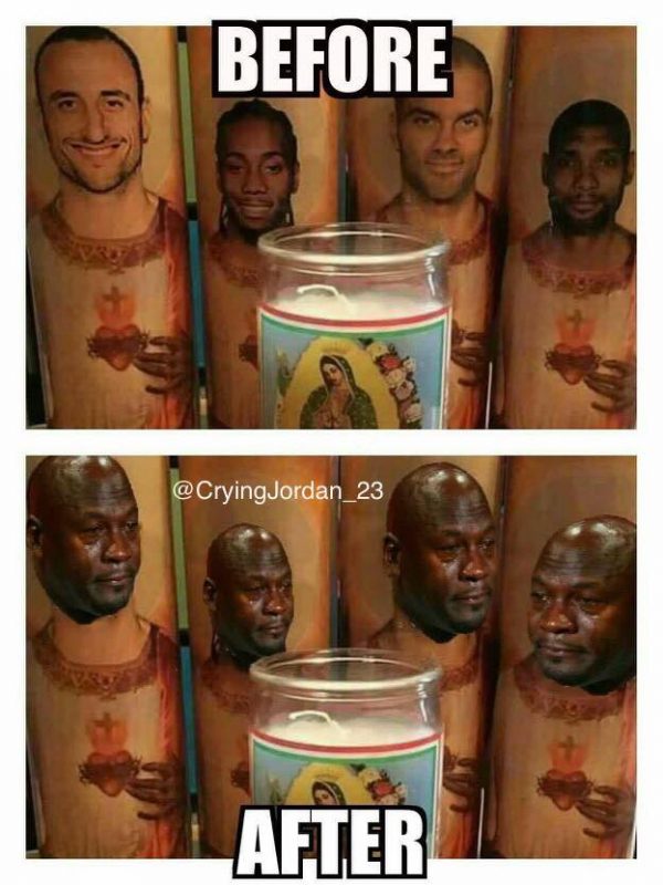 Spurs Mexican Candles Crying Jordan