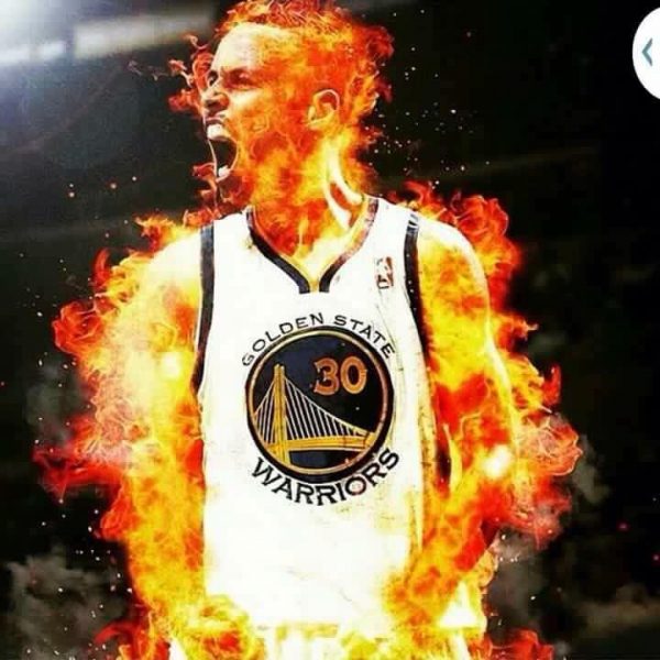 Stephen Curry on Fire - Sportige