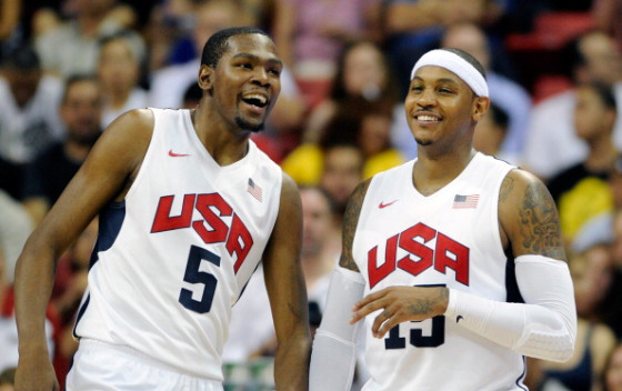 Carmelo Anthony, Kevin Durant, Knicks