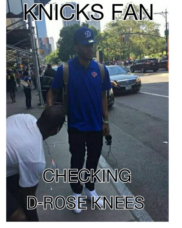 Checking D-Rose Knees