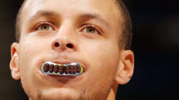 Crying Jordans Curry's Mouth