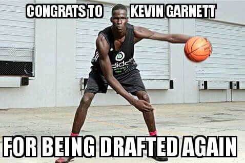 Garnett drafted again