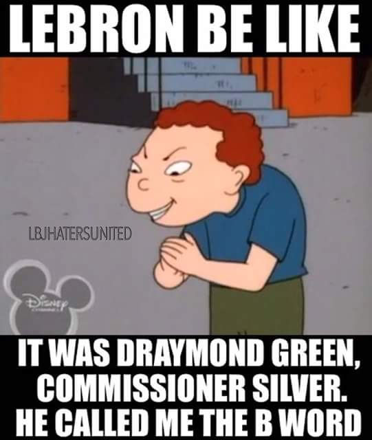 LeBron snitching
