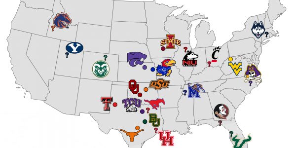 College Football Rumors – BYU, Houston Most Popular Expansion Targets for Big 12