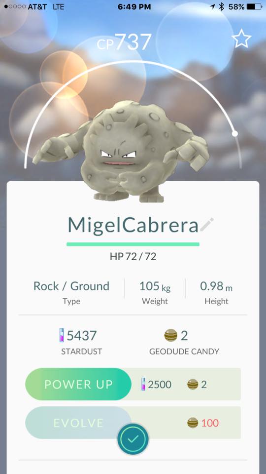 Miguel Cabrera Pokemon Go