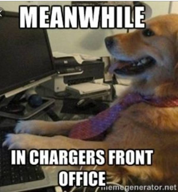 Chargers front office