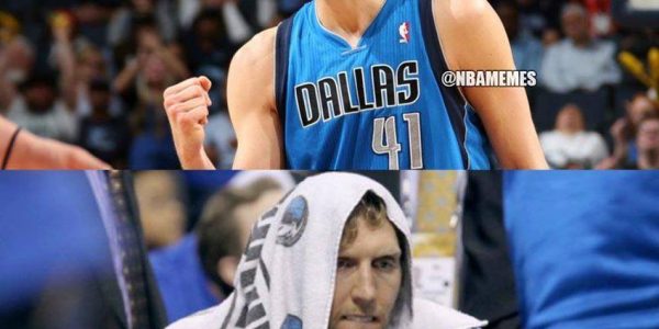 Dirk Nowitzki Meme Making Fun of Seth Curry, Dallas Mavericks Current Situation