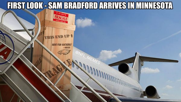 Bradford arrives