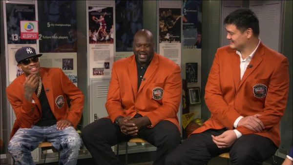 Allen Iverson Shaquille O Neal And Yao Ming Hall Of Fame