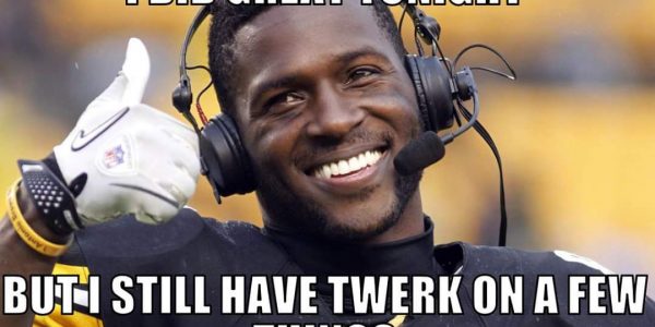 21 Best Memes of Antonio Brown Twerking While the Pittsburgh Steelers Destroy the Washington Redskins