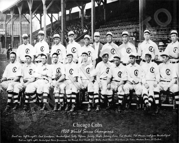 Chicago Cubs 1908 Photo