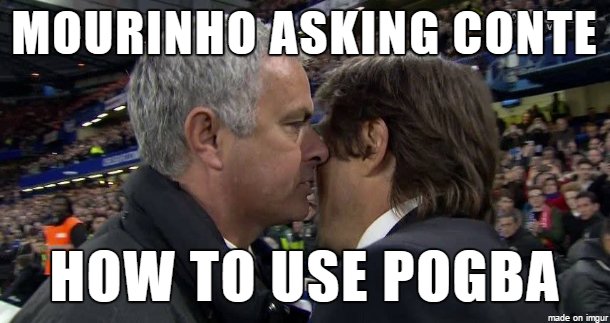 Mourinho, Conte, Pogba Meme