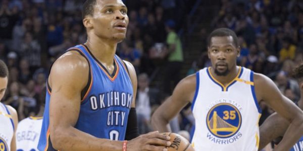 Kevin Durant & Russell Westbrook Reunion Video Highlights (Thunder vs Warriors)