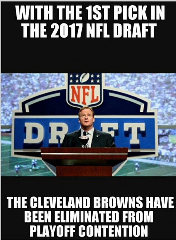 Browns have been eliminated