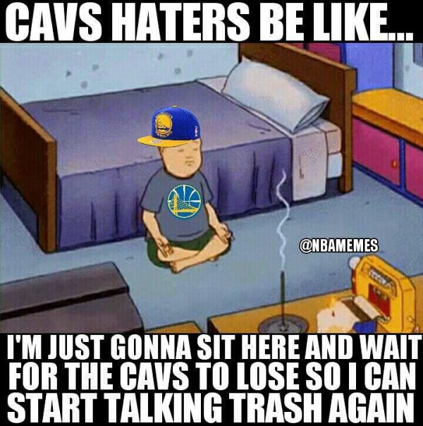 Cavs haters be like