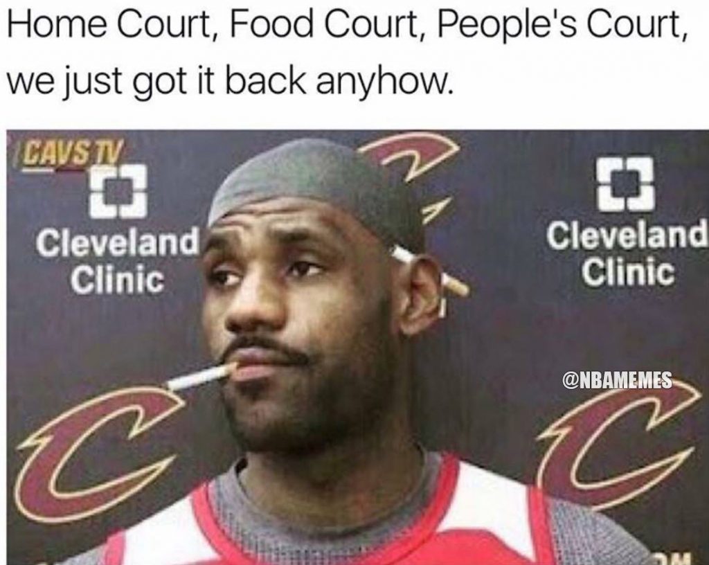 LeBron after game 1