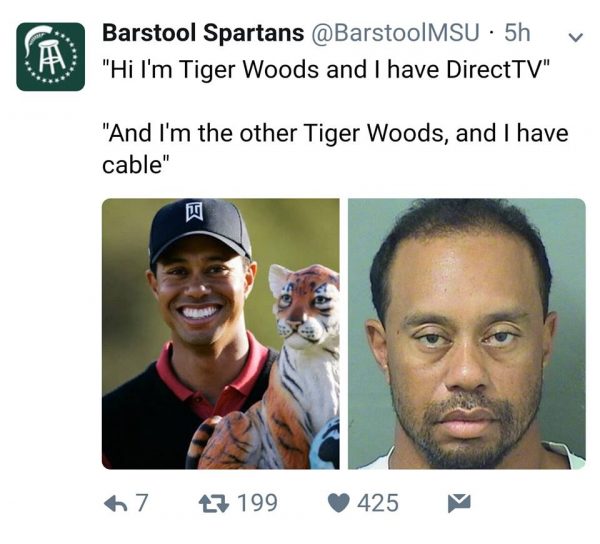 Tiger Woods Cable DirectTV