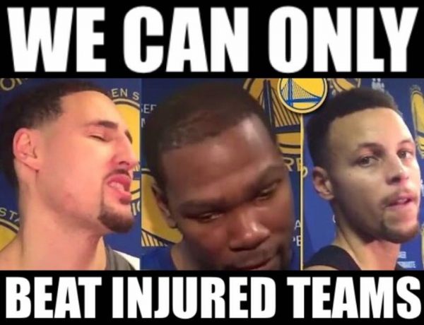 We can only beat injured teams