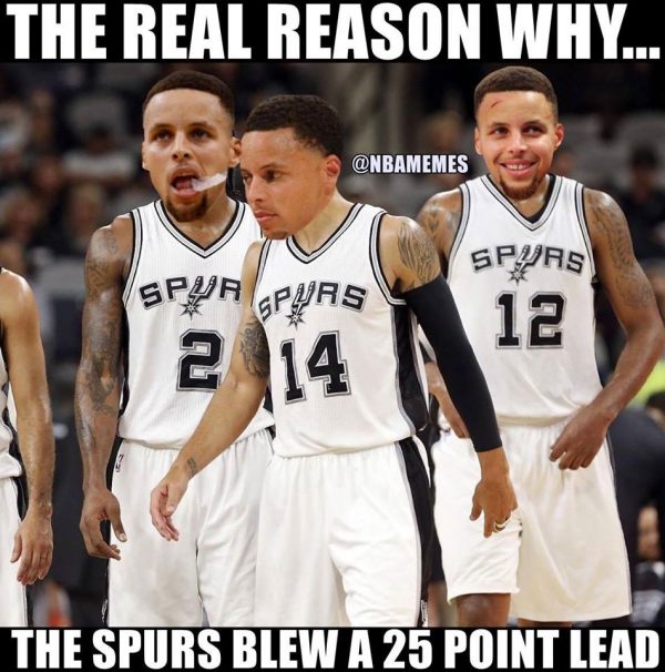 Why the Spurs blew a lead