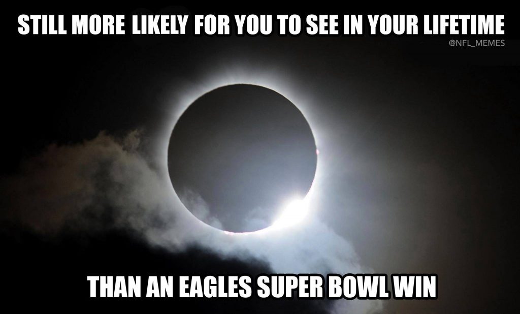 Eagles Super Bowl Eclipse Meme