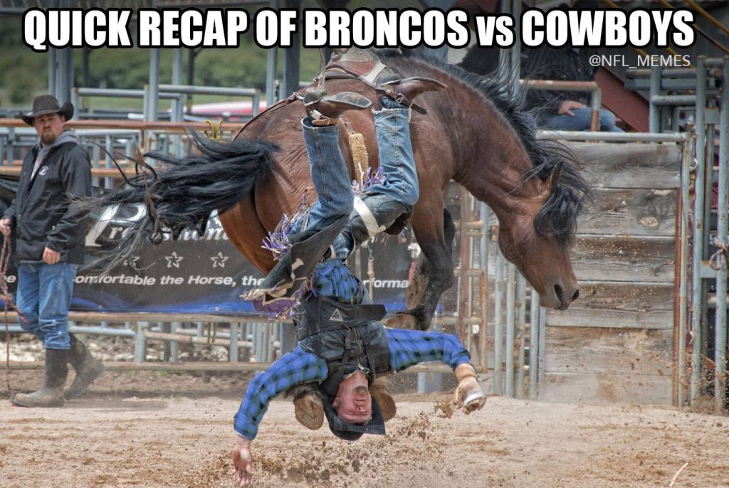 Cowboys vs Bronco