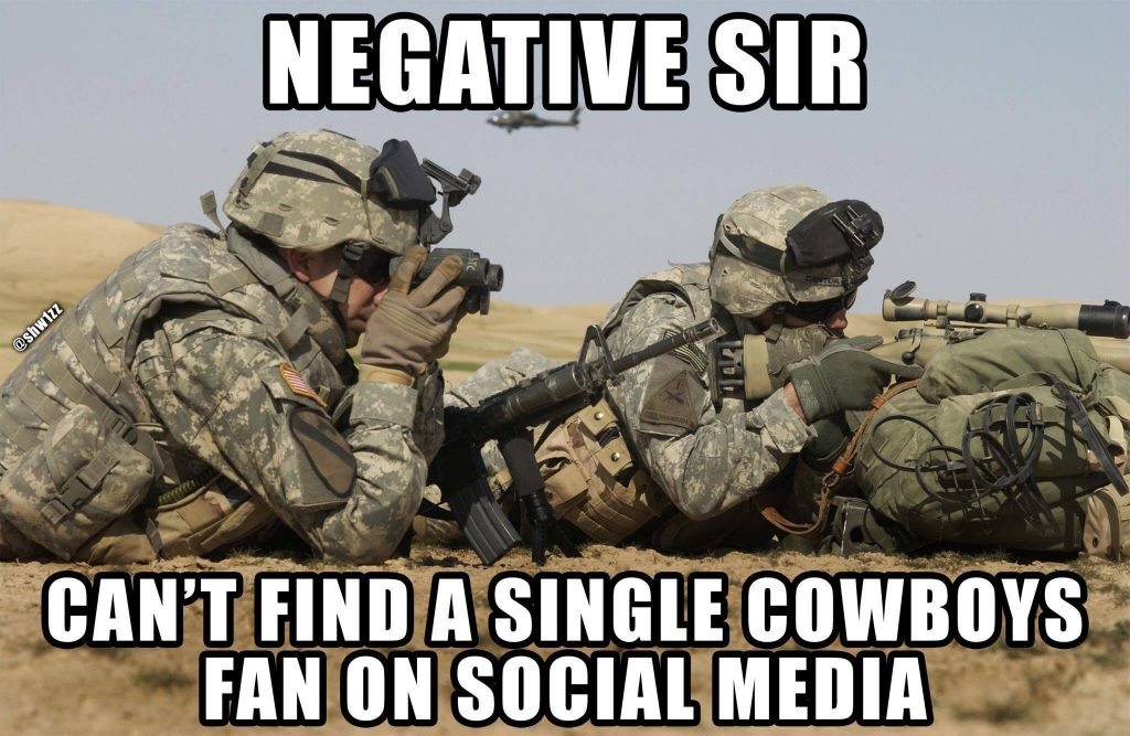 No Cowboys on Social Media