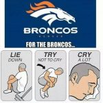 Broncos fans crying