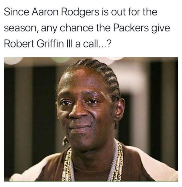 Robert Griffin III these days