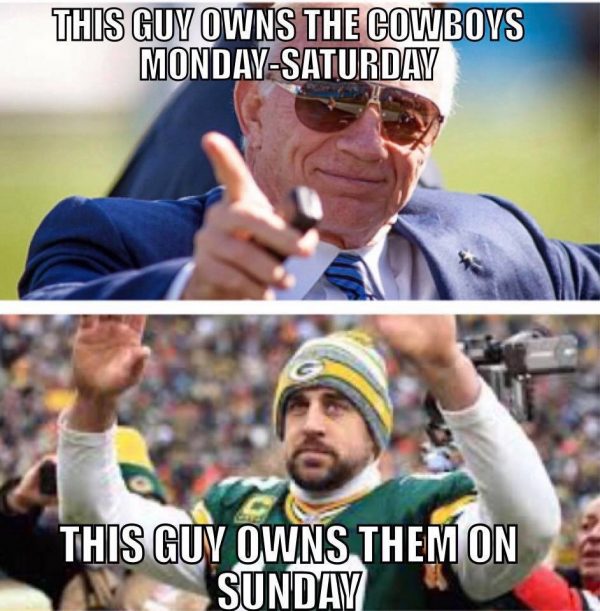 Rodgers Owns the Cowboys