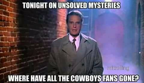 Where have the Cowboys fans gone