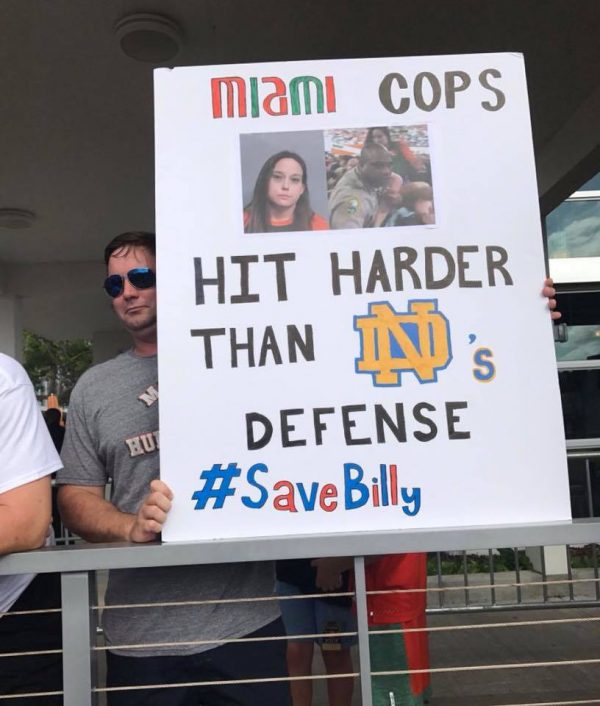 Miami Cops hit Harder than ND Defense
