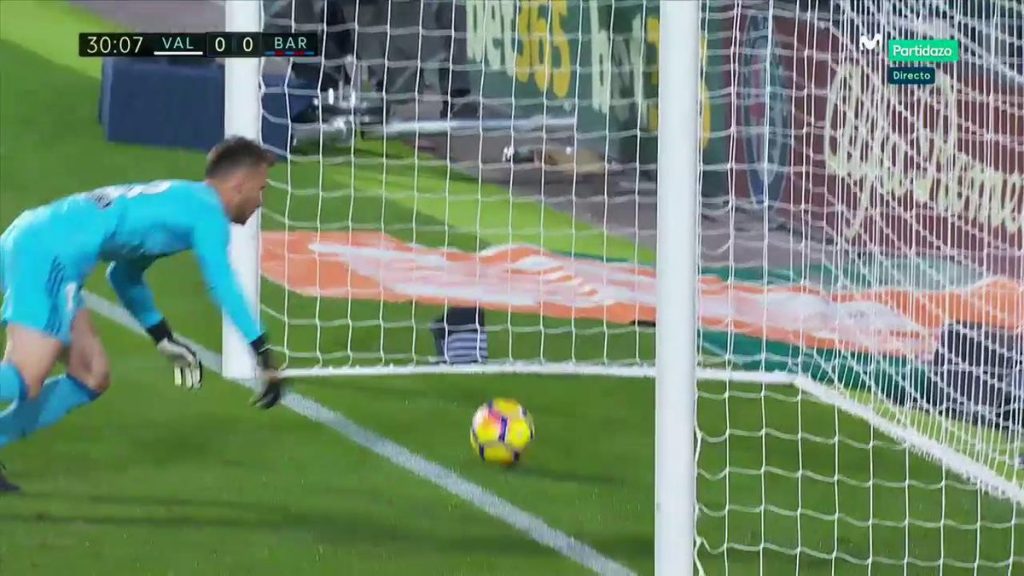 Messi Goal vs Valencia disallowed