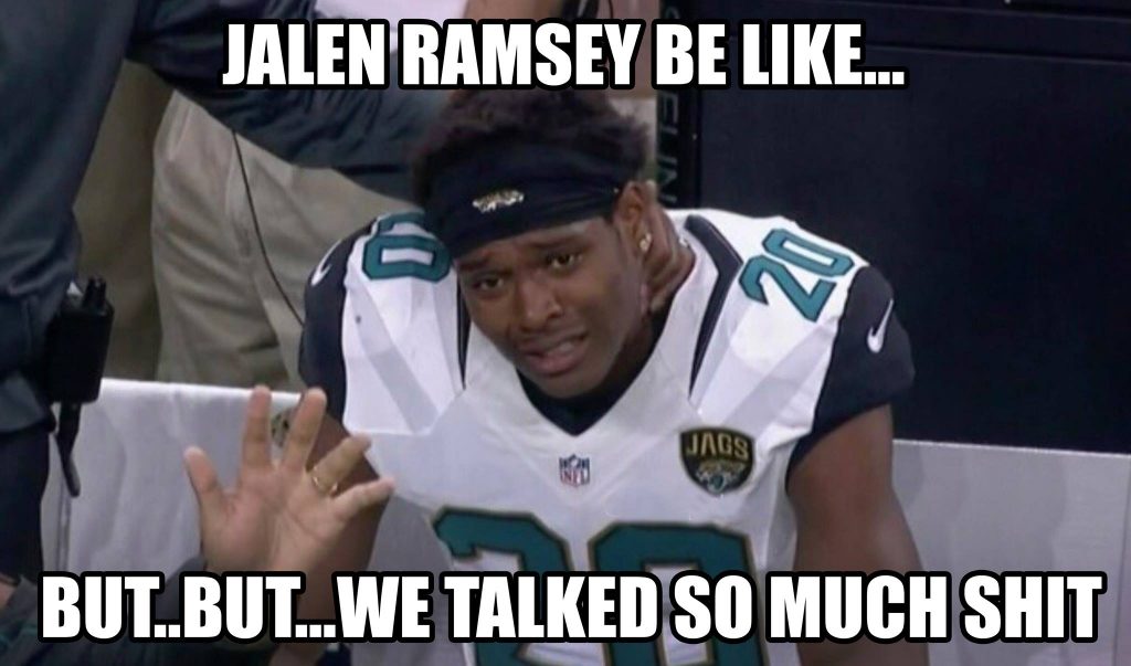 Jalen Ramsey Trash Talk Fail