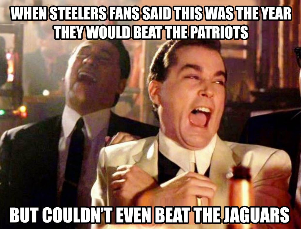 Steelers fans talking shit