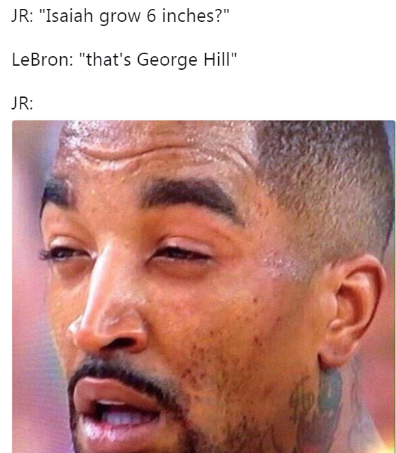 JR can't tell Isaiah from George Hill