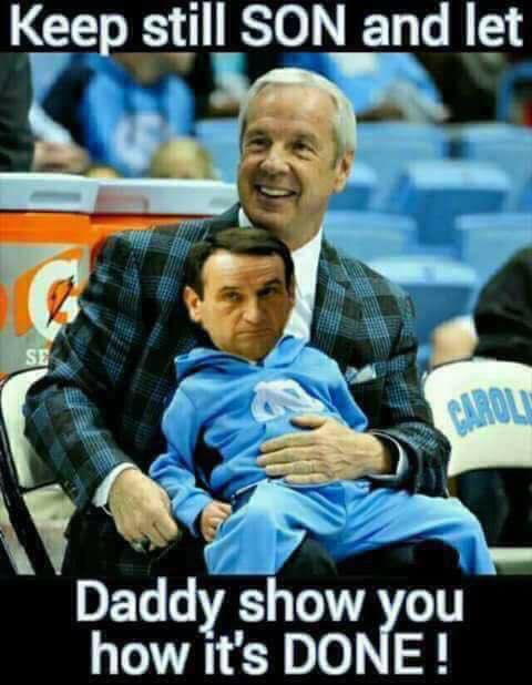 Roy is Coach K's Daddy
