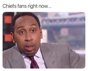 Chiefs fans right now
