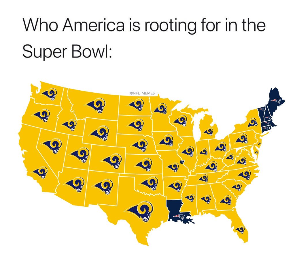 America Want the Rams to Win
