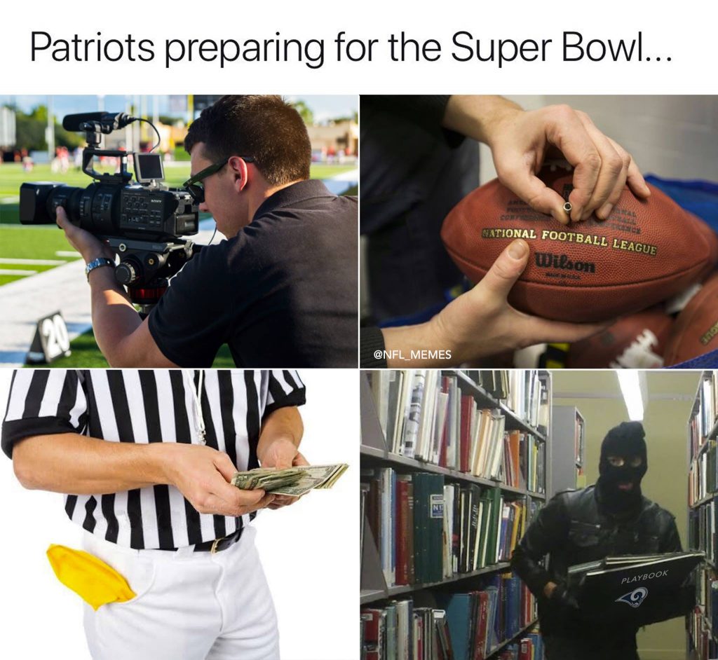 Pats Prepping for the Super Bowl