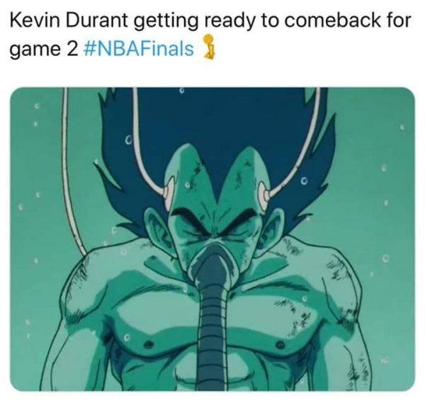 Durant getting ready for the comeback