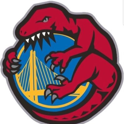 Raptors Eating the Warriors Logo